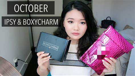 October Ipsy Boxycharm Unboxing Youtube