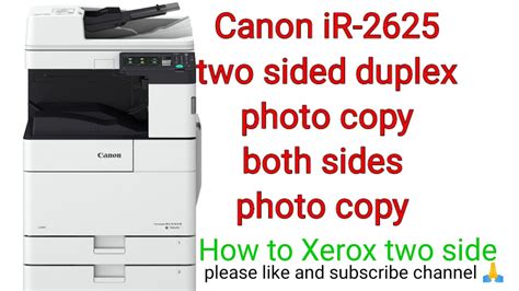 Canon Ir Two Side Copy Bothsidecopy Duplexcopy Aadharcardcopy