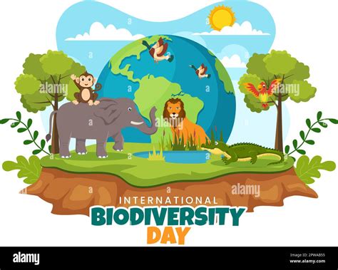 D A Mundial De La Biodiversidad El De Mayo Ilustraci N Con La