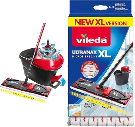 Vileda Ultramat Turbo Xl Komplett Box Bodenwischer Set Ultramax Power