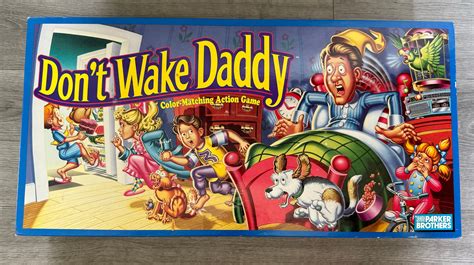 Vintage 1992 Dont Wake Daddy Color Matching Action Game Parker