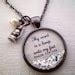 Bible Verse Necklace Because HE Bends Down To Listen Psalm 116