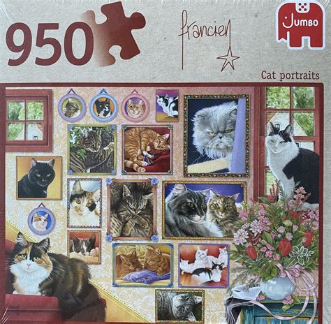 Jumbo Stukjes Puzzel Francien Cat Portraits Kat Portret Premium