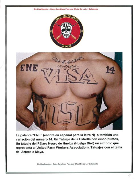 Mexico Anti-Gang Program Latino Gang Tattoos Guide | Public Intelligence