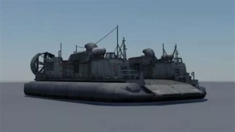 Lcac-27 Military Hovercraft Free 3d Model - .3ds, .Fbx, .Ma, Mb, .Obj - Open3dModel