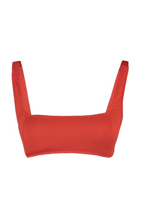 TRENDYOLMİLLA Kırmızı Bralet Dokulu Bikini Üstü TBESS23BU00102 Fiyatı Yorumları Trendyolmilla