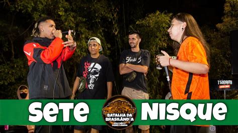 SETE X NISQUE 1 FASE BATALHA DA BRASILANDIA 31 YouTube