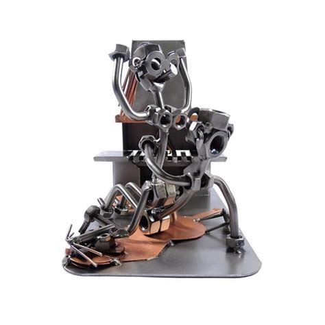 Metalowa Figurka Sex Przy Kominku Prezent Z Humorem Metal Design 24