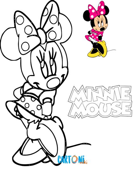 Minnie Da Colorare