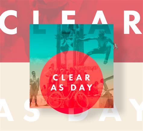 CLEAR AS DAY on Behance