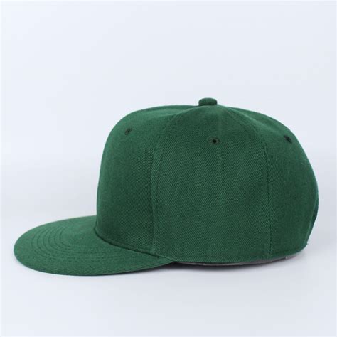 Yeni Gelenler Katı renk beyzbol şapkası Rahat Baba Şapka Yeşil Snapback