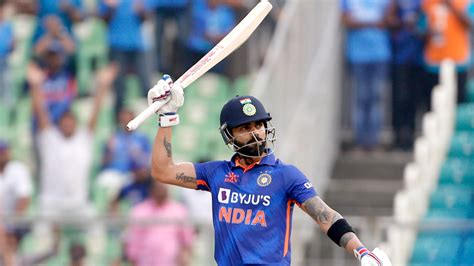 Ind Vs Sl Virat Kohli Scores 46th Odi Hundred To Smash This