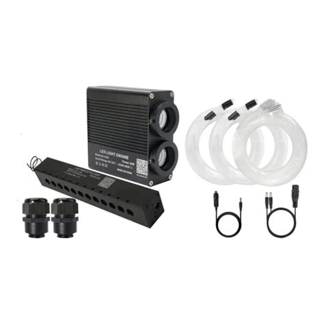 Kit Fibra Optica Plafon Instelat Auto Rgbw Autorey Fire Mm Si