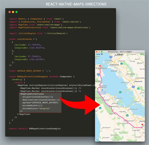 React Native Map Directions – Get Map Update