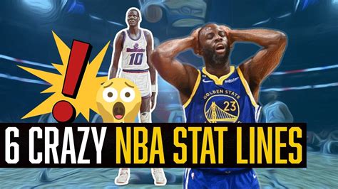 06 Strangest Stat Lines In Nba History Youtube