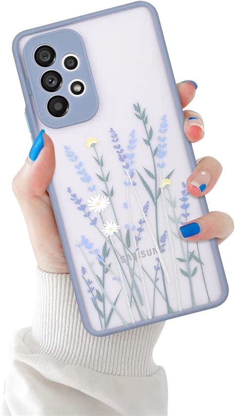 Ownest Compatible Avec Coque Samsung A53 5G Fleurs Aesthetic Motif