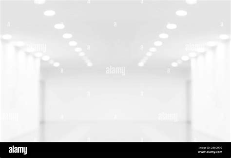 Blurred background room hall modern white blank, Empty hall blur room ...