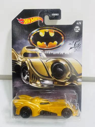 Hot Wheels Batmobile Dc Mattel Dorado Esc MercadoLibre