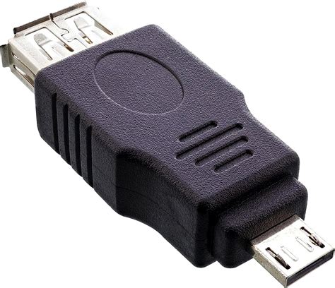 InLine Micro USB Adapter InLine Micro A Plug To USB A Socket Black