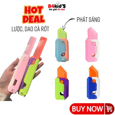 Dao cà rốt trọng lực d mini dạ quang phát sáng đồ chơi hot giá rẻ nhất B KIDS Shopee Việt Nam