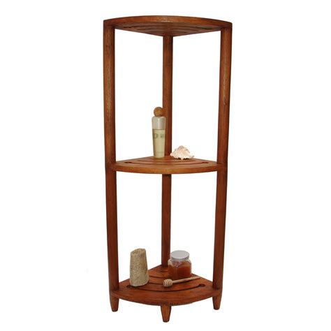 Aqua Teak Spa Teak Corner Stand And Reviews Wayfair