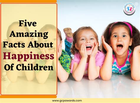 5 Amazing Facts About Happiness Of Children - GCP Awards Blog