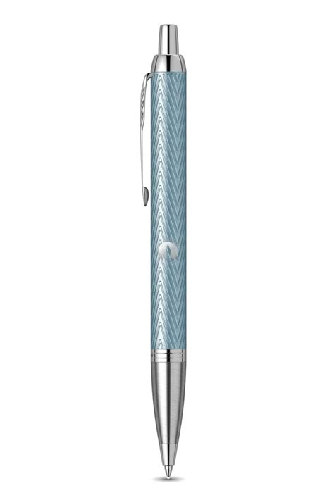 B T Bi Parker Im Premium Blue Gray Ct Ballpoint Pen