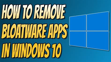 How To Remove Bloatware From Windows Uninstall Pre Loaded Apps