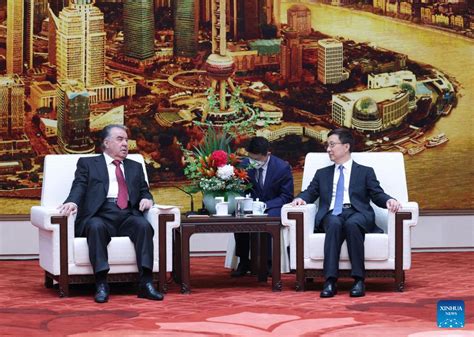 Chinese Vice President Meets Tajik President Xinhua