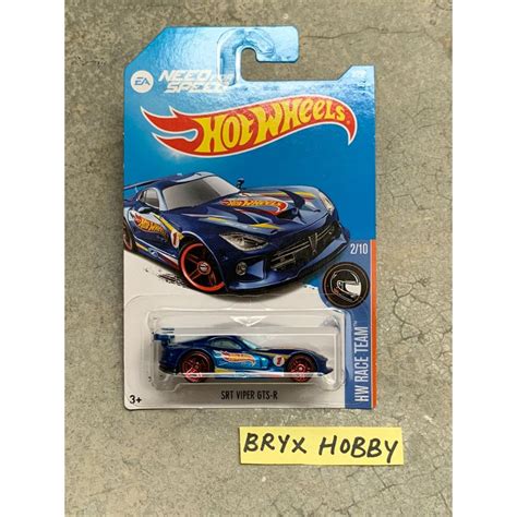 Hot Wheels International Carded Hw Race Team Need For Speed Srt Viper Gts R Dhp D B