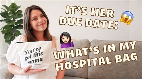 Whats In My Hospital Bag For Labour And Delivery And 40 Week Pregnancy