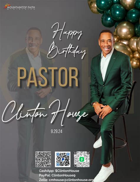 Happy Birthday Pastor House Mountaintop Faith Ministries