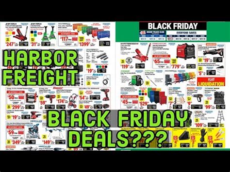 Harbor Freight Black Friday Deals Youtube