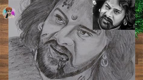 Prabhas Pencil Sketch Step By Step Bahubali Prabas Drawing Prabhas