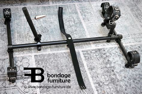 Stainless Steel Anal Plug On A Steel Tube Bondage Furniture