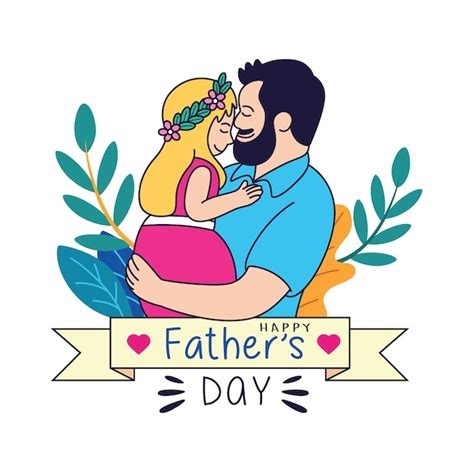 Feliz Dia Del Padre Ilustraci N Del Vector Ilustraci N De Feliz Porn