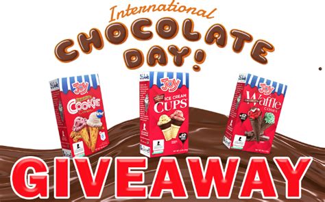 Joy Cone Chocolate Day Sweepstakes