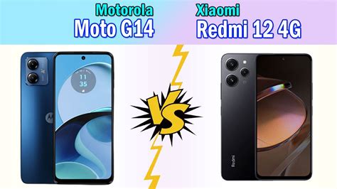 Moto G14 Vs Redmi 12 4G Phone Comparison YouTube