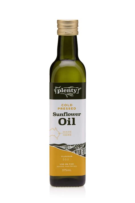 Sunflower Oil 375ml - Plenty Foods