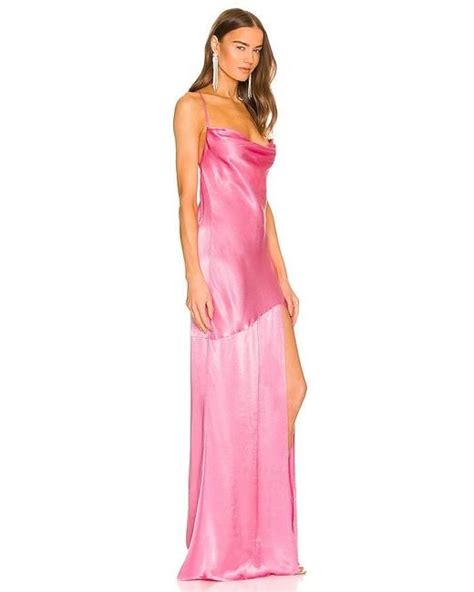 Michael Costello X Revolve Cecelia Gown In Pink Lyst