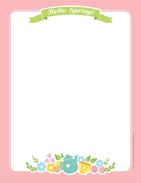 Free Printable Cute Stationery Paper Free Printable Templates