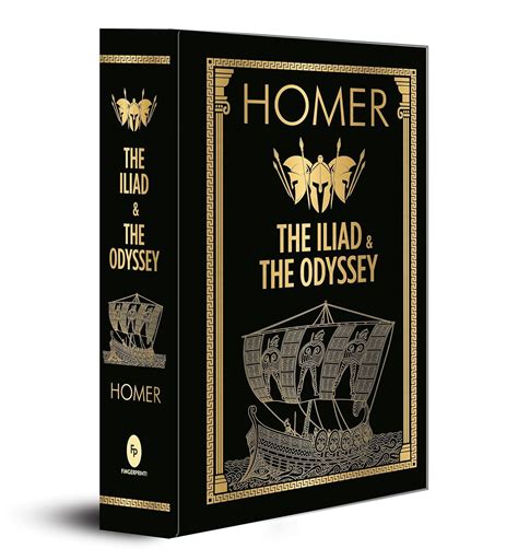 The Iliad The Odyssey Deluxe Hardbound Edition Masterpieces Of