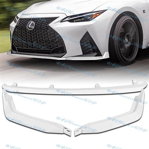 For 2021 2022 Lexus IS350 IS500 F Sport V Style Painted Glossy Carbon