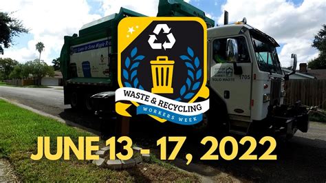 City Of Corpus Christi Waste And Recycling Workers Week Youtube