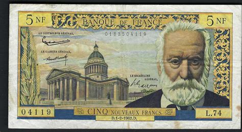 France Nouveaux Francs Victor Hugo B S Ma Shops