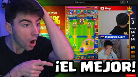 BENIJU REACCIONA AL MEJOR JUGADOR DE CLASH ROYALE YouTube