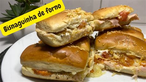 Lanche rápido Bisnaguinha de Forno Casa e Afins YouTube