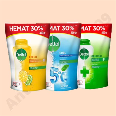 Jual Dettol Body Wash Cool Fresh Menthol 800ml Shopee Indonesia