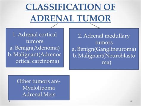 Adrenal Tumor Classification Management Easy Explanation