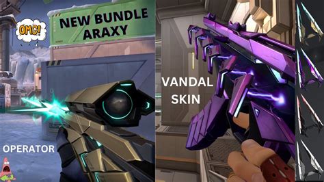 Valorant New Bundle Araxys Shorty Vandal Operator Knife